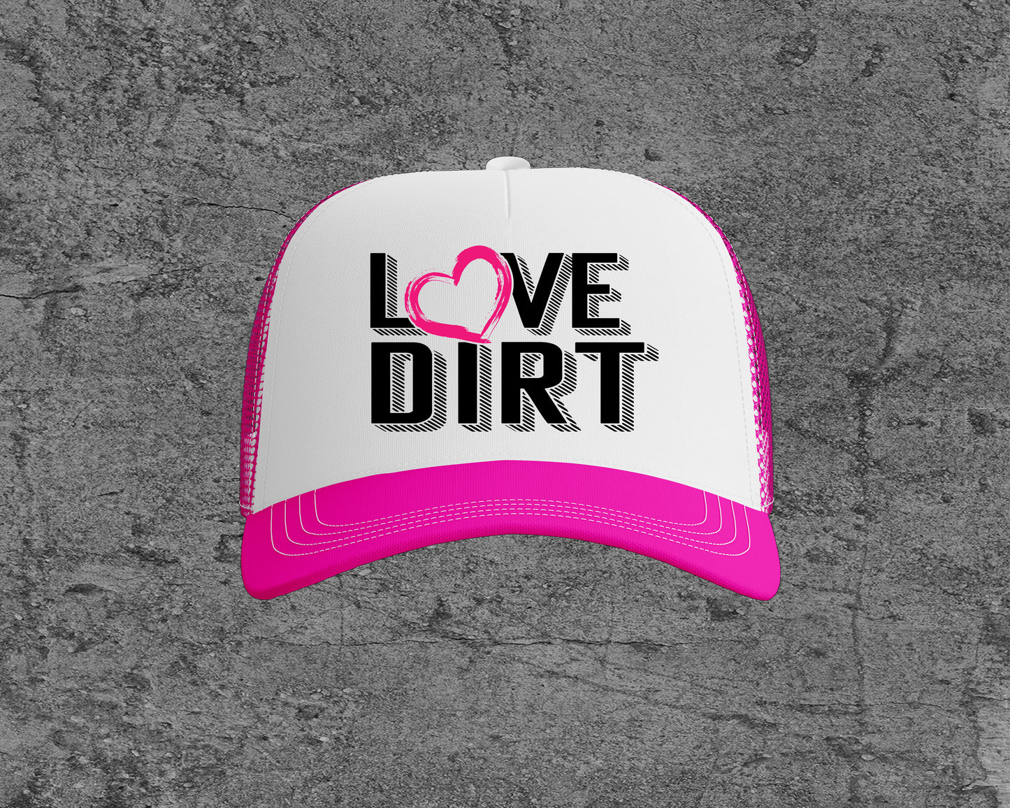 Love Dirt Trucker Hat