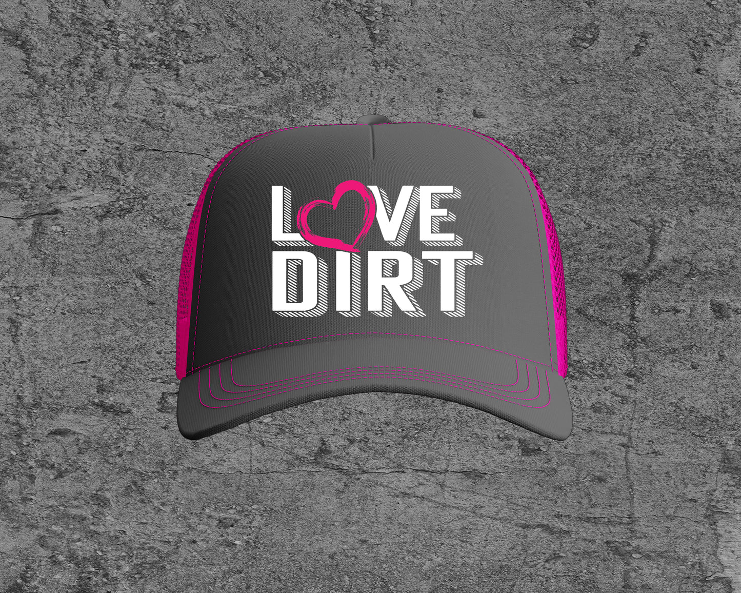 Love Dirt Trucker Hat