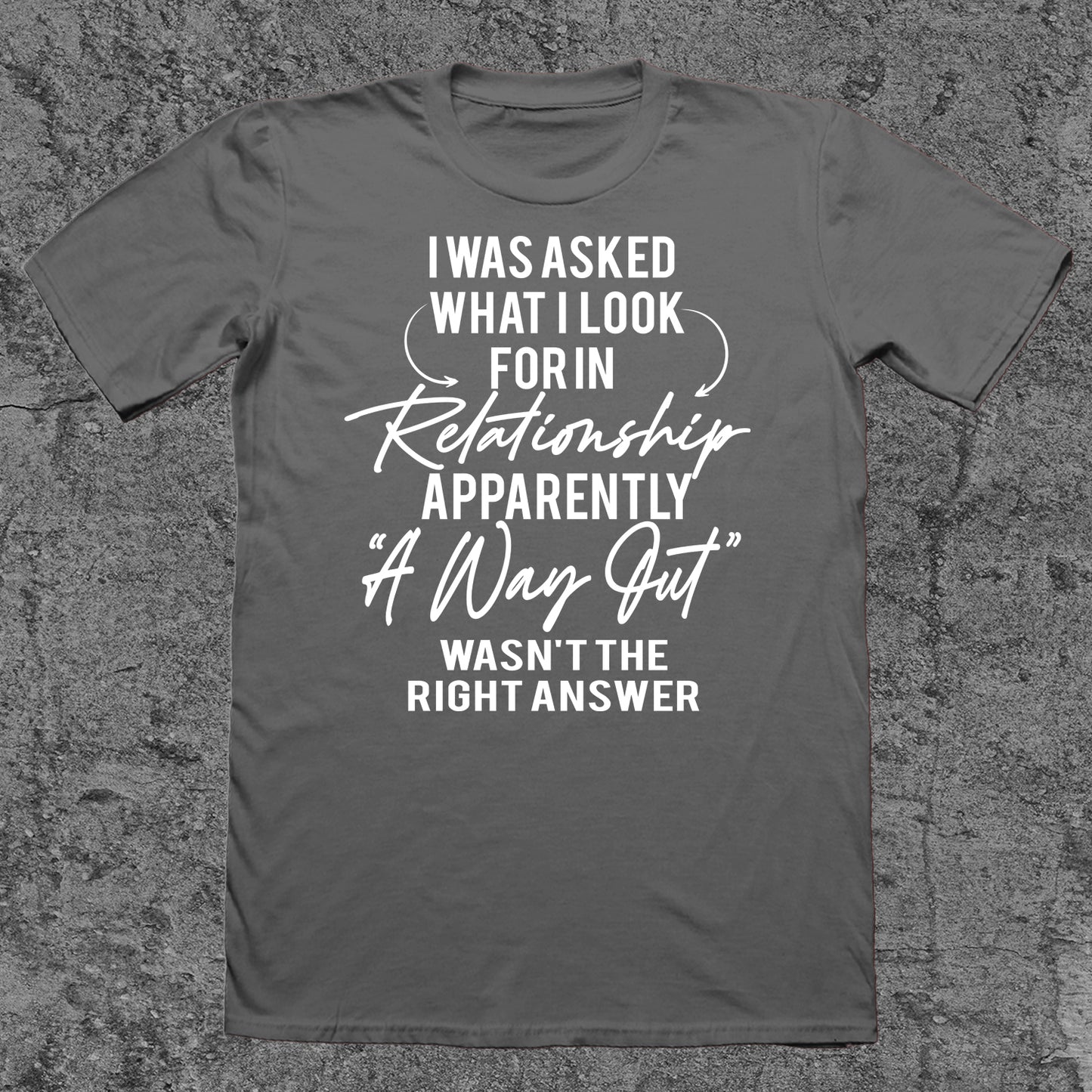 I Was Asked What I Looked for In a Relationship